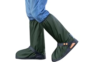 intekids High Cylinder Rain Boots Waterproof Anti-Snow Shoe Covers Reusable Rain Boots Protective Gear for Men and Women Galoshes