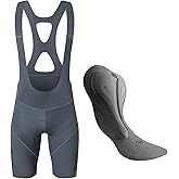 YKYWBIKE Cycling Bibs Men,Elastic Interface Padded Cycling Bib Shorts,Breathable Road Bike Bib Shorts,Biking Bib Short Men