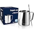 Empstorm Espresso Machine 20 Bar,Espresso Coffee Maker with Milk Frother Steam Wand,Semi-Automatic Dual-nozzle Espresso Machine,Automatic power-off Function (Milk Frothing Cup)