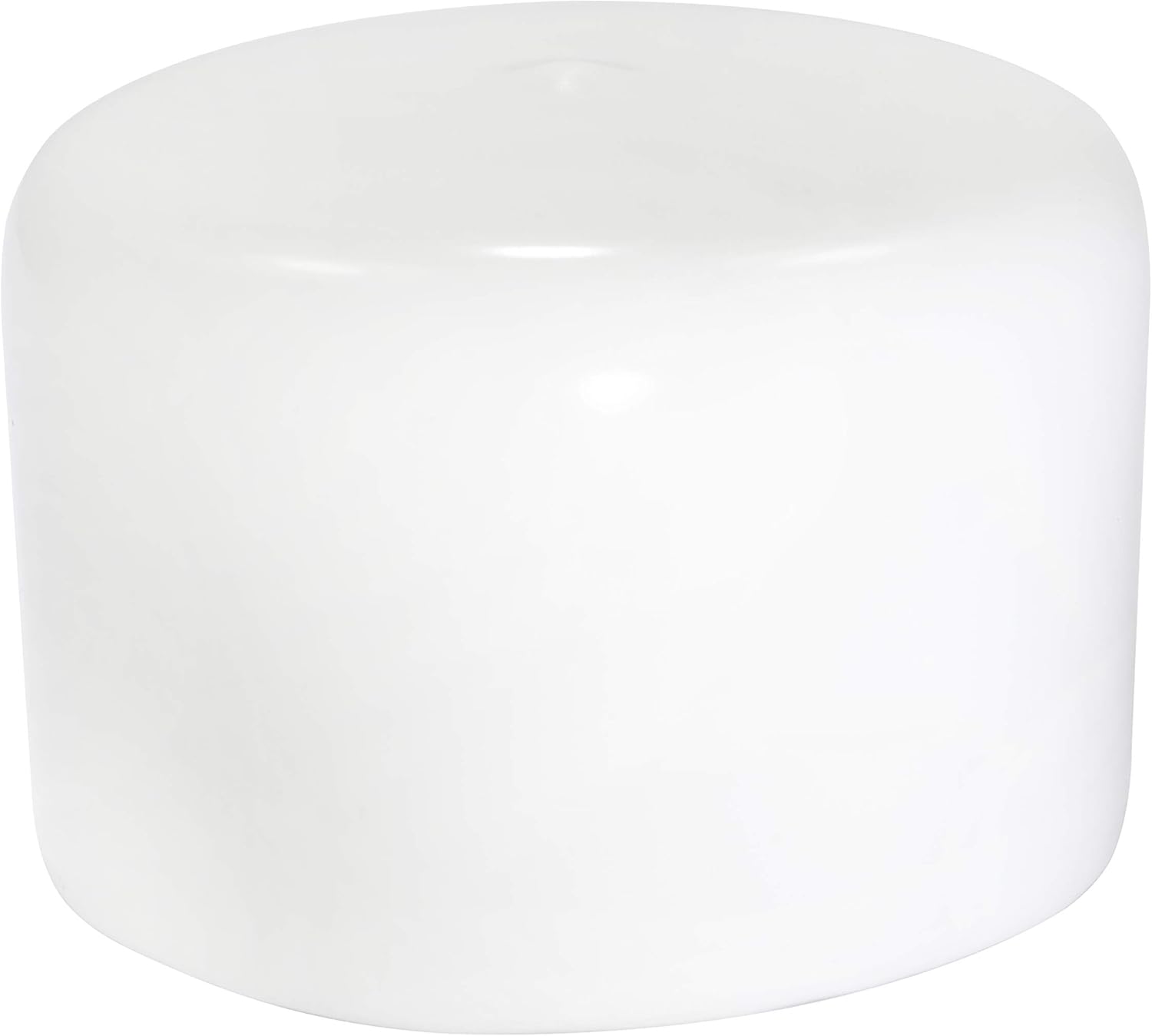 Prescott Plastics 8 Pack White Vinyl Round Pipe End Cap