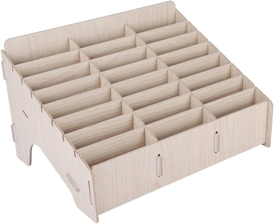 Wooden Mobile Phone Management Storage Box Multiple Cells Desktop Cell ...