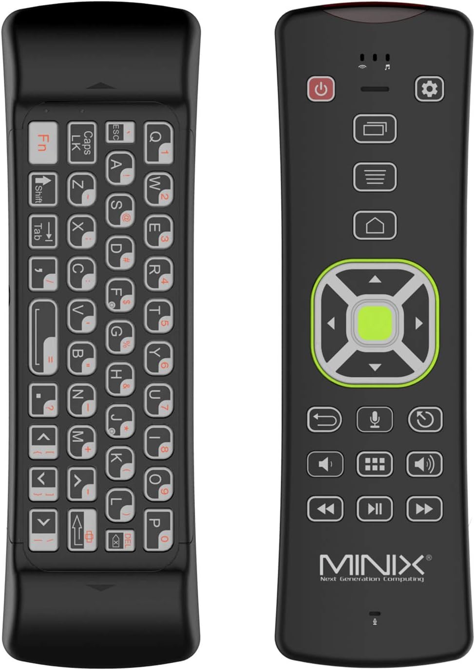 MINIX Android 9.0 Pie Media Hub 4K Ultra HD 4GB DDR4/32GB HDMI 4K @ 60Hz 3 x USB 3.0 USB-C [Data only] with Six-Axis Gyroscope Backlit Remote with Voice Input (NEO U22-XJ-A3): MP3 Players & Accessories