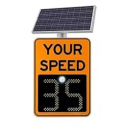 Solar Speed Measurement Signs, 20"x27" Radar Speed