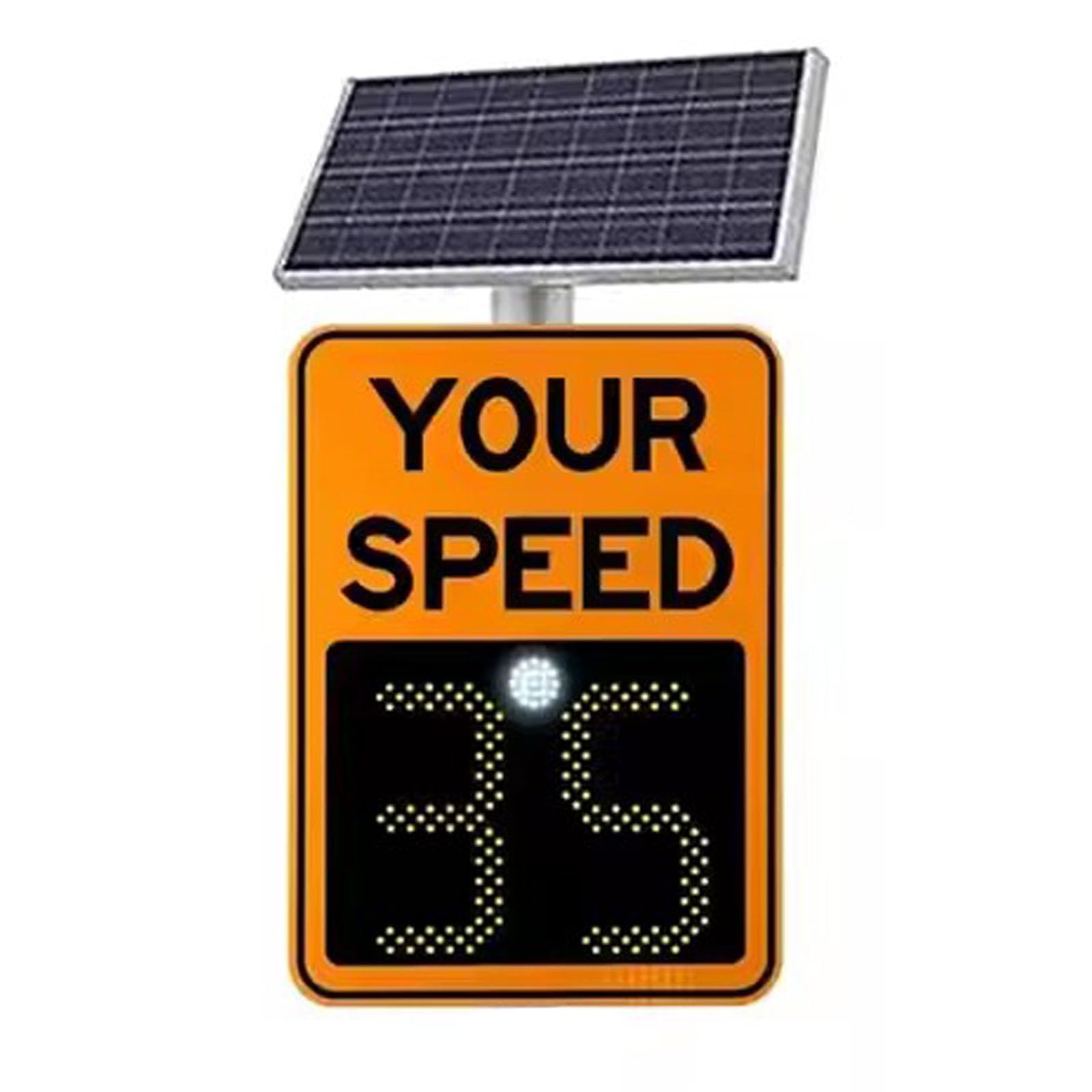 Solar Speed Measurement Signs, 20"x27" Radar Speed