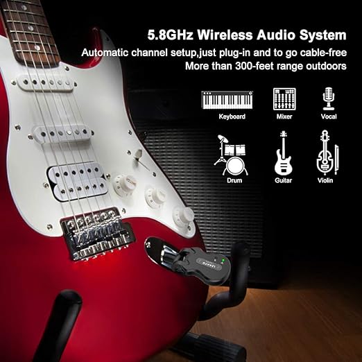 Xvive U2 Dual Transmitter Digital Wireless Guitar System