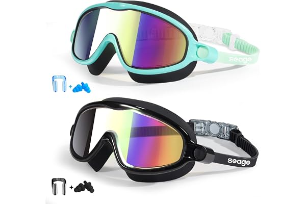 Seago Anti-Fog Swim Goggles (2-Pack, Kids)
