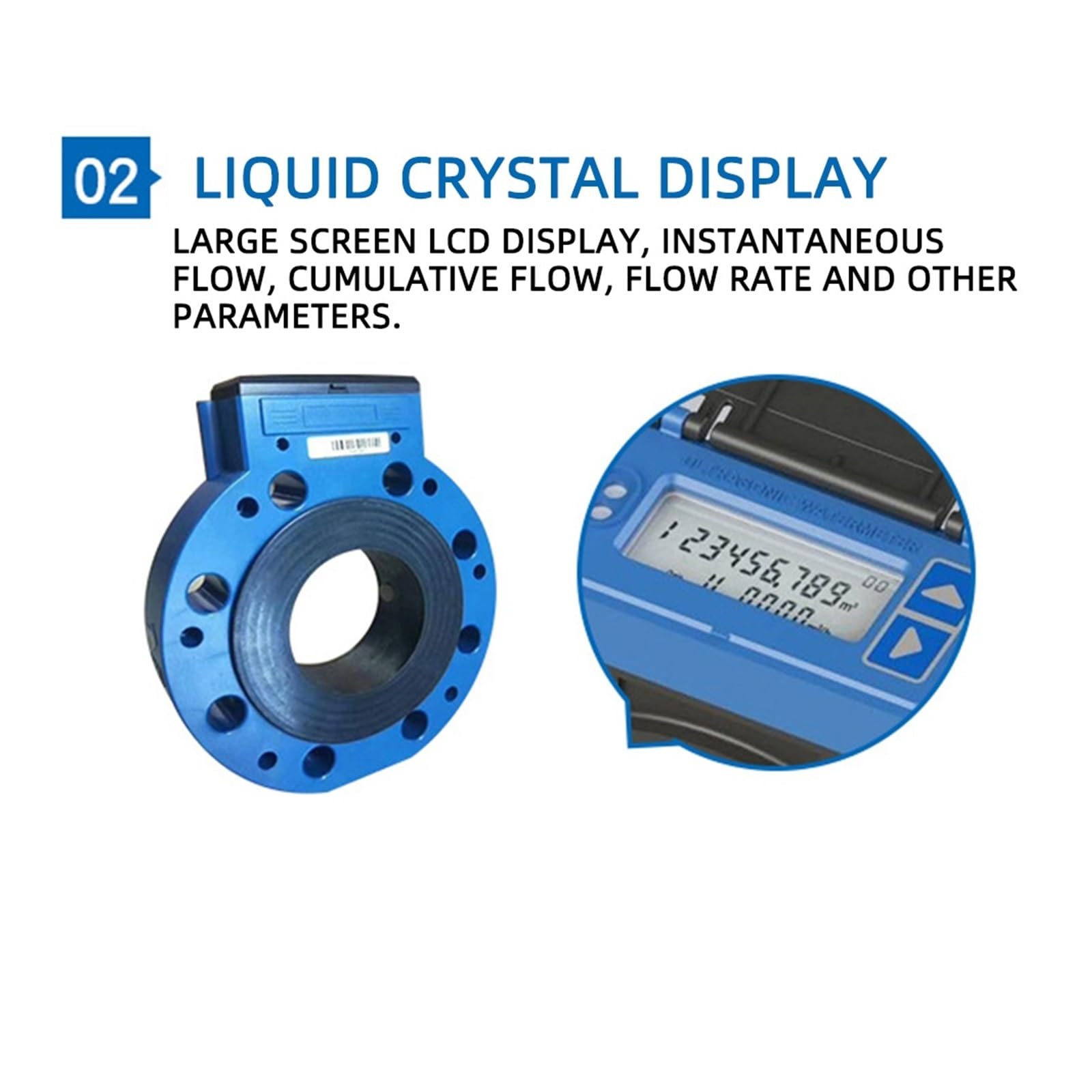 Mua KACOME -T3-1-K DN50 DN65 DN80 Smart Ultrasonic Flowmeter Water Flow ...