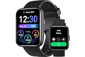 Smart Watch for Men Women - Answer/Make Calls/Quick Text Reply/AI Control, 1.83" for Android Phones iPhone Samsung Compatible