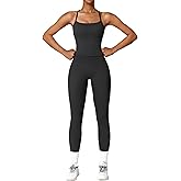 QBGJTD Womens Workout Sets Two Piece Cross Back Tank Top Matching High Waist Leggings Sets Gym Outfits Work Out Clothes