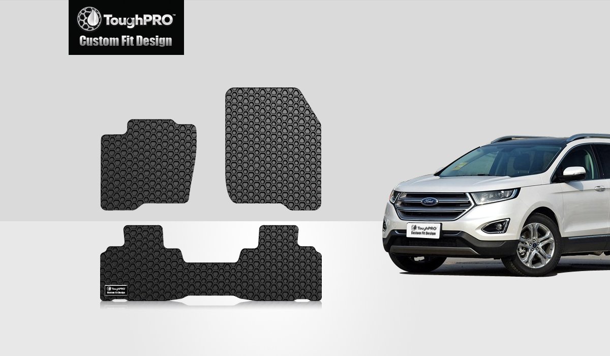 Amazon.com: ToughPRO Ford Edge Floor Mats Set - All Weather - Heavy Duty