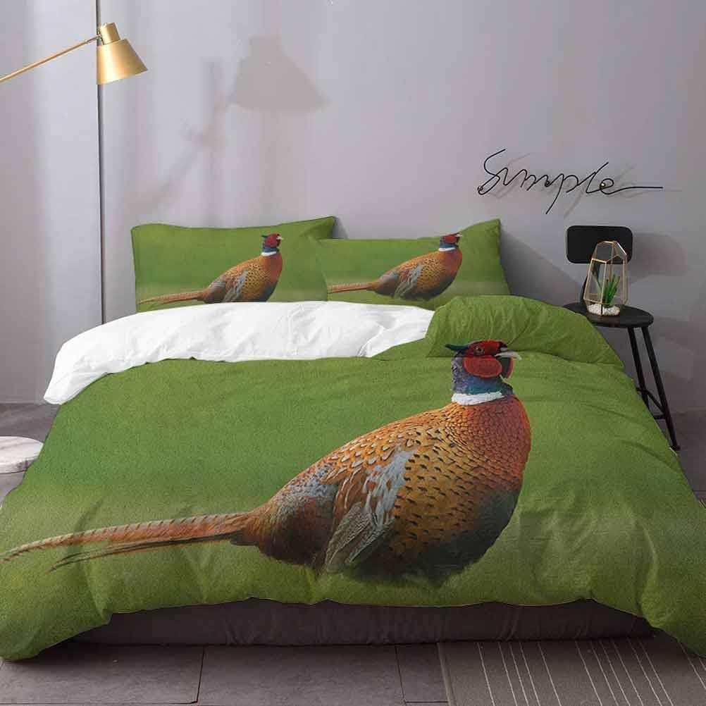 California King(104"x98"20"x36"2) Duvet Cover Set 3Pcs