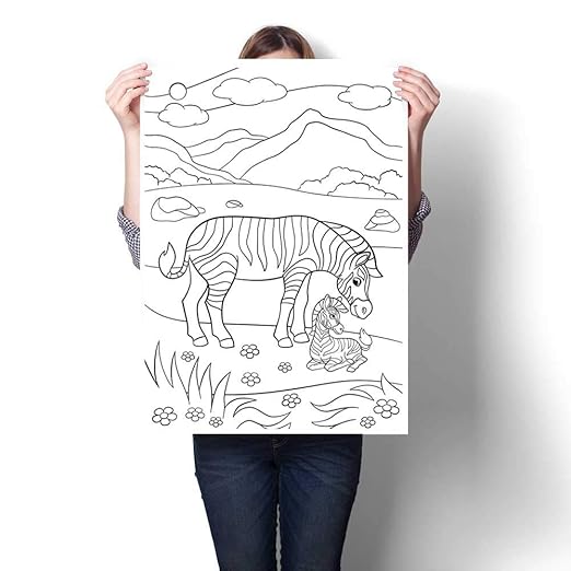 Amazon De Home Decor Malvorlagen Auf Leinwand Motiv Zwei Kleine