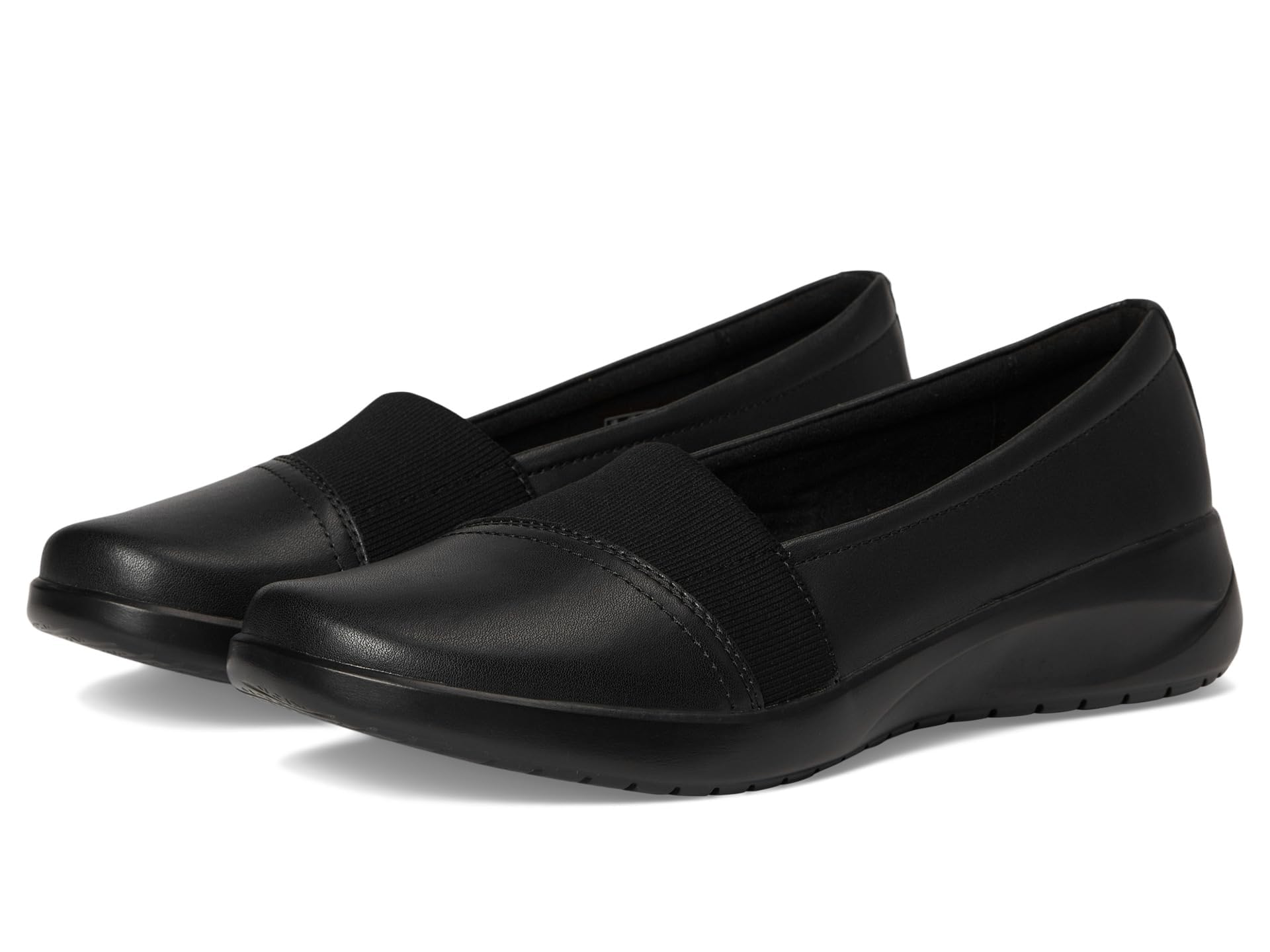 Clarks Collection Women’s Kaetlyn Rhea Loafer, Black Leather, 12 W US