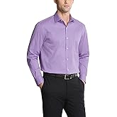 Van Heusen Mens Dress Shirt Regular Fit Everyday Defense Stretch