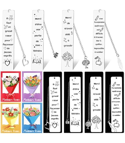 thumbnail image 2 of French Teacher Gift Set - Notebook & Pen For Educators With French Quotes 2 of 5