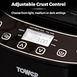 Tower T11003 2 lb Digital Bread Maker with 12 Programs & Delay Timer view 5