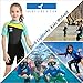 Dark Lightning Kids Wetsuit, 2mm Neoprene Thermal Swimsuit, One Piece Wet Suits for Fishing,Scuba Diving, Rash Guard Full Suit Swimsuit Kids