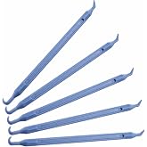 Lanties 5 Pcs 5.5 Inch Plastic O Ring Pick Set Non Scratch Tool, Blue | Polycarbonate Double End DIY Maintenance Disassembly and Assembly Multifunctional Tool