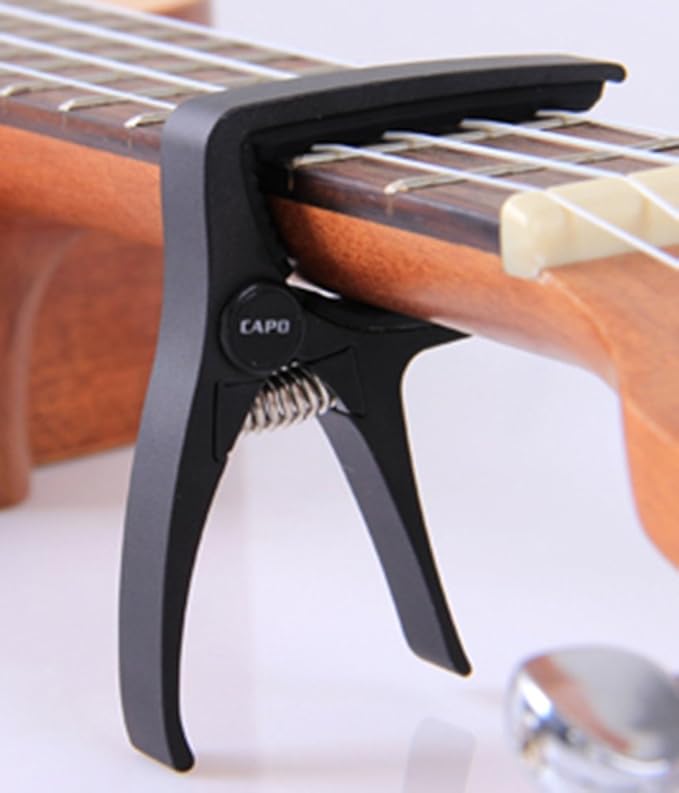 UKULELE CAPO, ukelele profesional de 4 cuerdas CapoQuick Change para