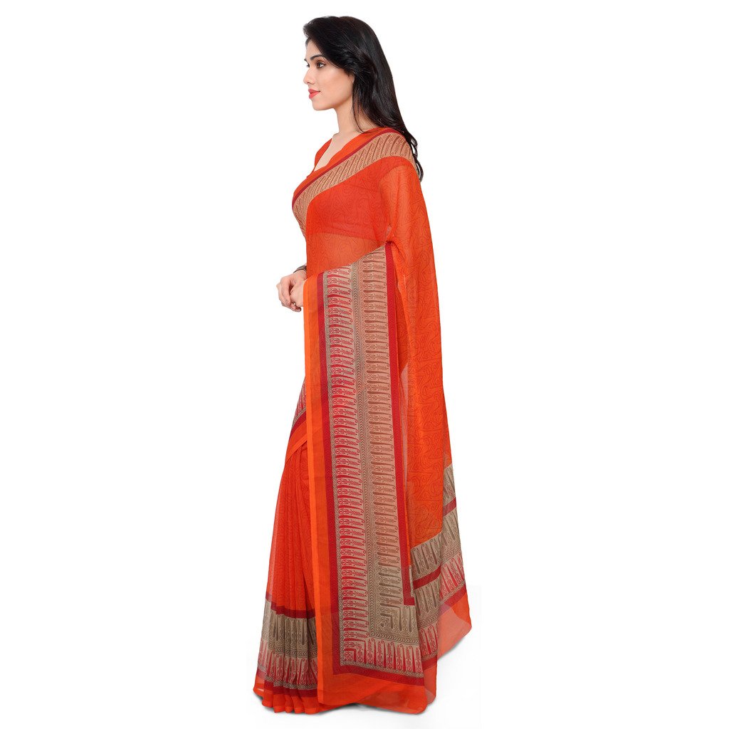 vaamsi printed saree (empress1008_red_6.3 m length)