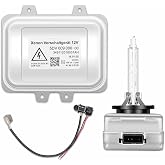 RANSOTO 5DV 009 000-00 Xenon HID Headlight Ballast with D1S Bulb Compatible with 2006-2014 Cadillac Escalade BMW E60 Town Country Volkswagen Tiguan Golf Touareg Replaces 15782392