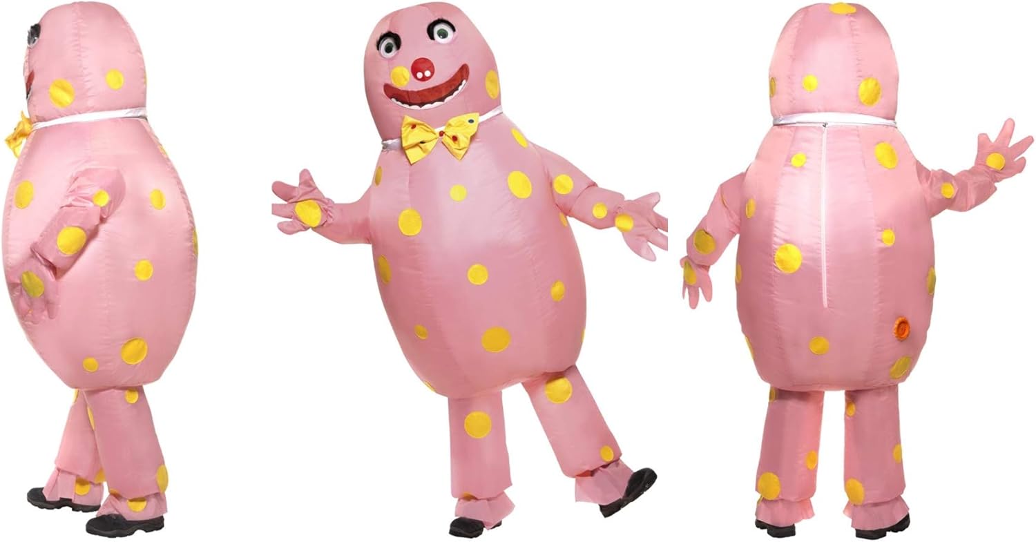 Fancy Dress Inflatable Body Costumes Licensed Mr Blobby 38054 Great