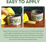 Briwax Original Silver Grey 400g Wood Wax Polish for Furniture Restoration view 4