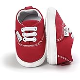 Infant Baby Boys Girls Canvas Sneaker Toddler Slip On Anti Skid Newborn First Walkers Candy Shoes for 0-18 Months