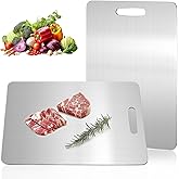 Katuchef Titanium Cutting Board,2026 New 100% Pure Titanium Cutting Boards for Kitchen,Titan Cut Pro Non toxic Doubld-Side Durable Chopping Boards, Easy to Clean and Store(1PC-L:15.35 * 11.02)