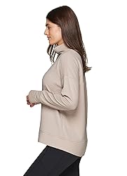 RBX Women's Lightweight Sweater Relaxed Mock Neck