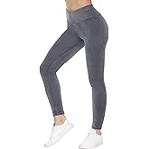 COZZIPLUS Women Velour Legging- High Waisted Buttery Soft Velvet Stretchy Legging