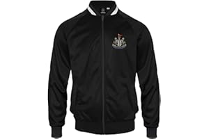 NEWCASTLE UNITED F.C. Newcastle United FC Official Soccer Gift Mens Retro Track Top Jacket