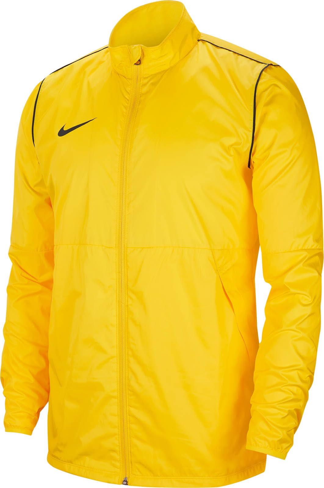 NIKE Men's Park 20 Football Rain Jacket, Tour Yellow/Black/Black, XXL UK