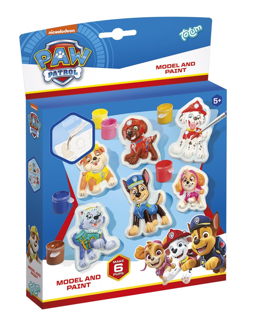 Paw Patrol Plaster Casting, Arts and Crafts Kit for Boys and Girls Ages 3+