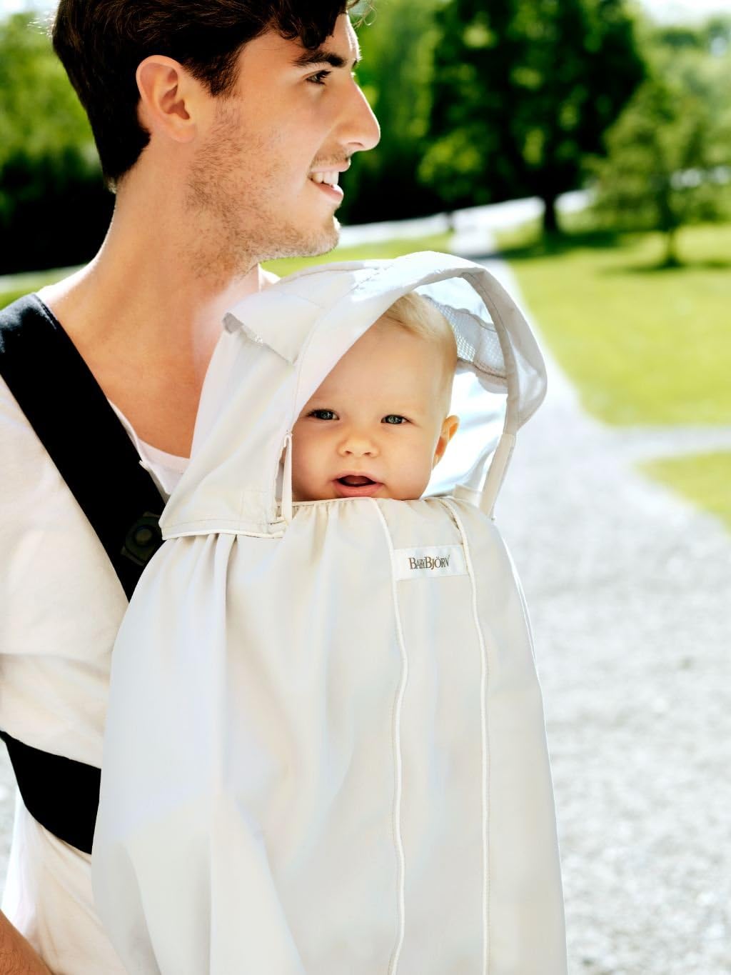 Babybjorn Gris Clair Pare Soleil Pour Porte Bebe Bebe Puericulture Porte Bebes