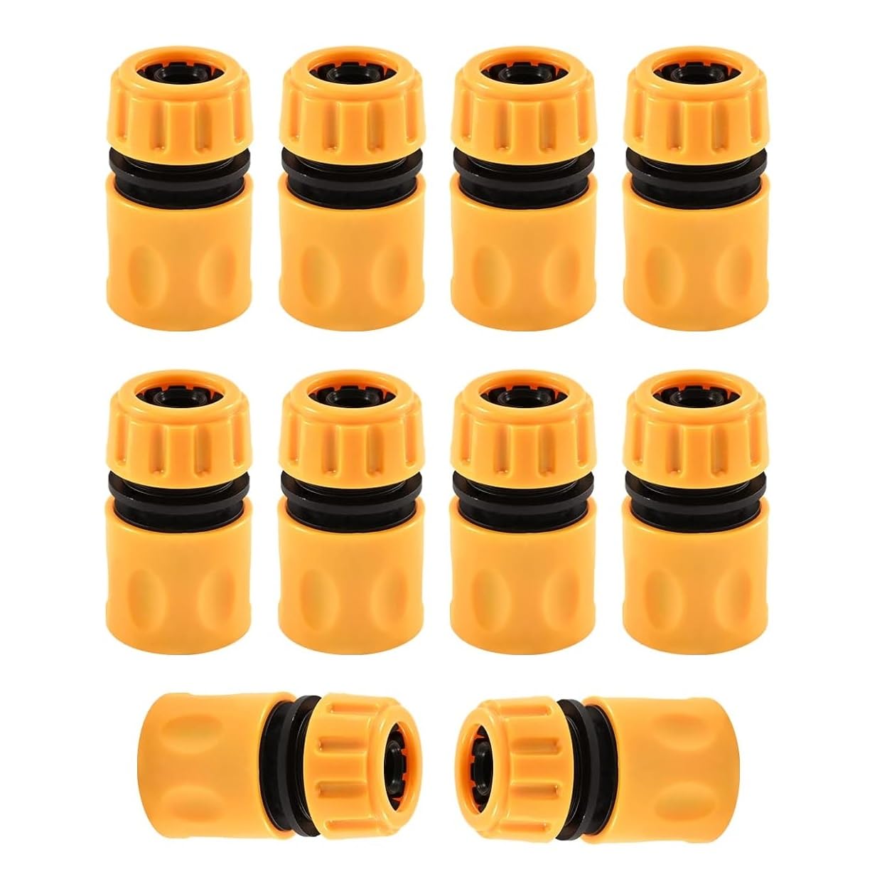 KOMUNJ Quick Coupling 1/2 Inch Hose Coupling Hose Connector for Pipe Connecting Garden Tools Hoses Hose Coupling Pack of 10