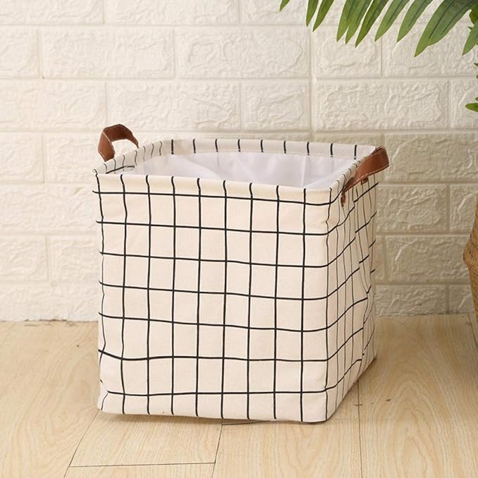 WYMBM Paño De Algodón Y Lino Canasta De Lavandería Canasta De