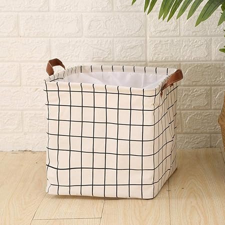 WYMBM Paño De Algodón Y Lino Canasta De Lavandería Canasta De