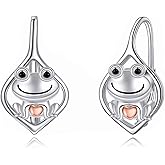 POPLYKE Cardinal/Frog/Ladybug Earrings 925 Sterling Silver Animal Earrings,Leverback Jewelry Gifts for Your Own Friends and Family