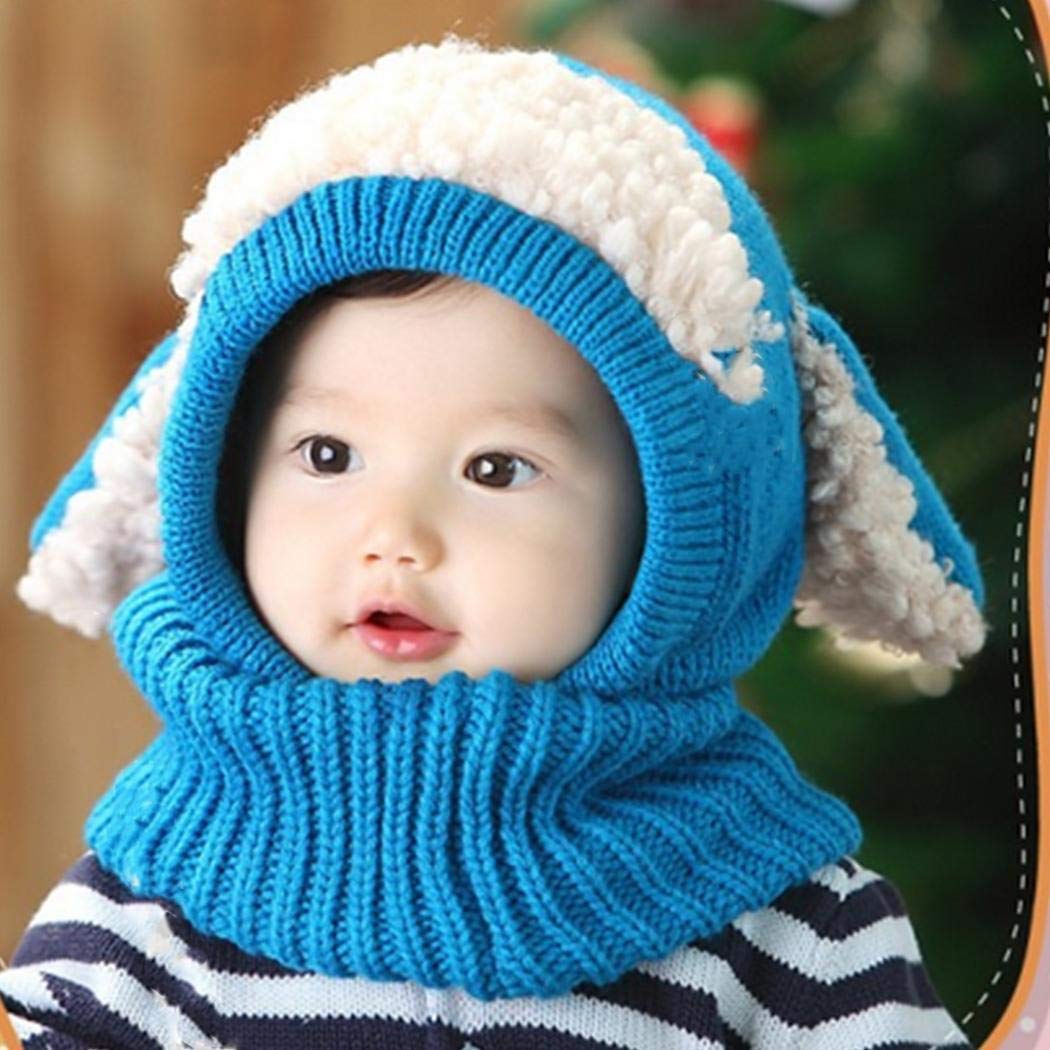 pairris Cappellino Berretti a Cappuccio con Cappuccio Lavorato a Maglia con Cappuccio Lavorato a Maglia per Bambini Cappelli e Cappellini