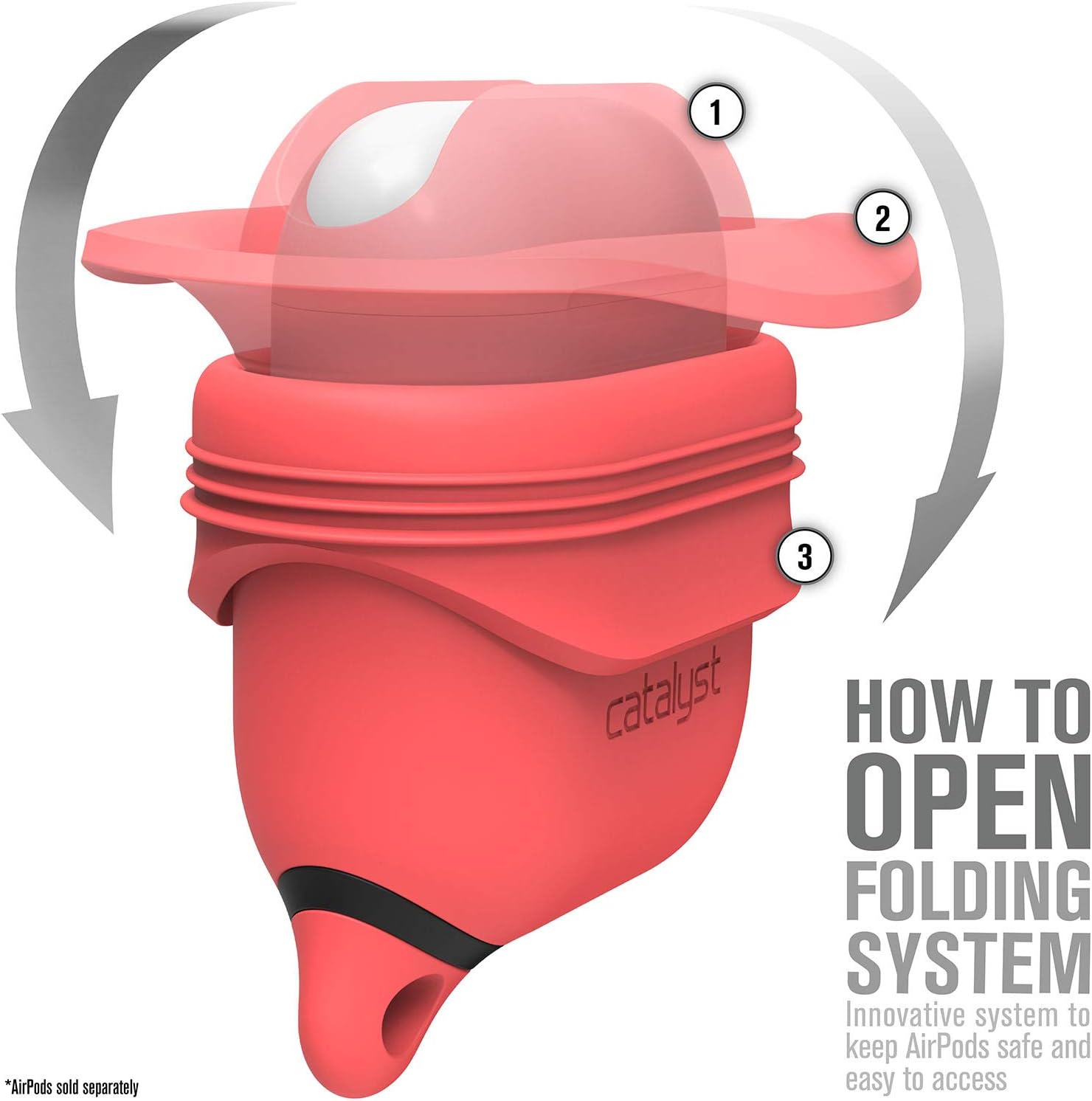Catalyst Waterproof Case for AirPods 2nd Generation and AirPods 1st Generation - Image 3
