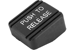 Parking Brake Pedal Pad, Premium Rubber Durable Design Easy Install Brake Pedal Cover for Enhanced Vehicle Safety Comfort Dri