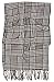 Love Lakeside-Men's Cashmere Feel Winter Plaid Scarf (One, 22B-20 Black and White)