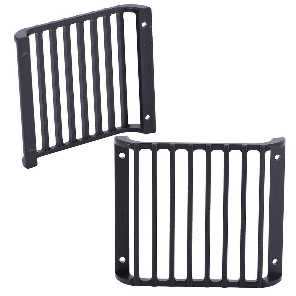 Metal Front Lamp Guards Headlight Cover Guard Grille for 1/10 RC Crawler Car