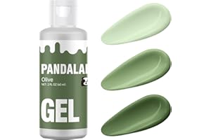 Olive Gel Food Coloring - Pandalab 2 Ounce High Concentrated Food Dye for Baking, Cake, Cookie, Fondant, Icing, Easter Egg, Macaron, DIY Slime (60ml)