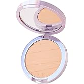 tarte face tape pressed powder – Medium-Coverage Waterproof Powder with Hyaluronic Acid, Snow Mushroom & Peptides to Smooth & Set Makeup, Lightweight, Vegan & Cruelty Free
