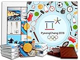 DA CHOCOLATE Candy Souvenir OLYMPIC GAMES 2018 Chocolate Gift Set 5x5in 1 box (Logo)
