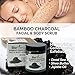 Biofinest Activated Bamboo Charcoal Body Scrub - with Dead Sea Salt, Shea Butter, Jojoba Oil, Vitamin E- Best For Dry Skin/ Cellulite/ Stretch Marks (250g)