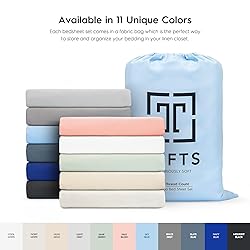 Tafts King Sheets Set, Pure 100% Viscose derived