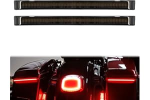 HDBUBALUS Saddlebag Tail Light LED Running Brake Sequential Turn Signal Lamp Fit for Harley Touring Street Gilde Road Gilde R
